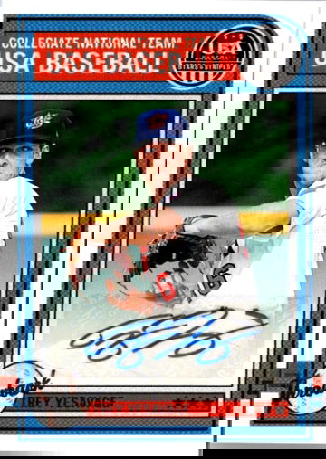 2025 Panini USA Baseball Stars & Stripes Throwback #AS-TY Trey Yesavage Auto