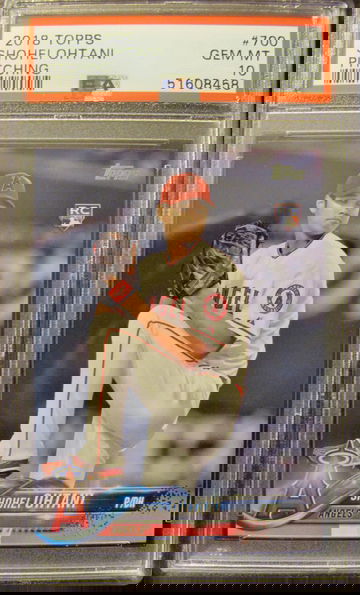 2018 Topps Series 2 Shohei Ohtani Pitching PSA 10 Gem-Mint