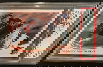 2013 Topps Manny Machado #270 Black SSP PSA 9