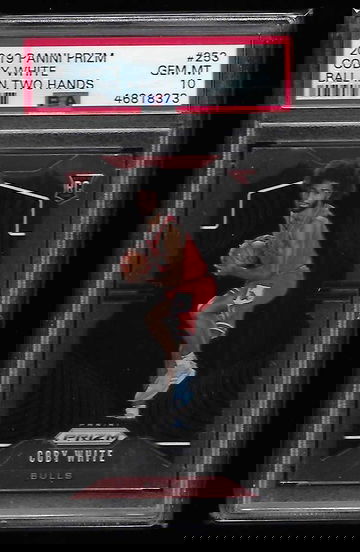 2019 Panini Prizm Coby White Ball In Two Hands