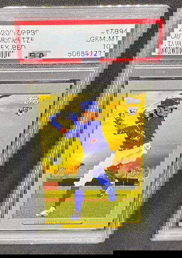 2020 topps turkey red Bo Bichette psa 10