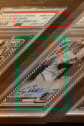 2020 Bowman Chrome Adley Rutschman Mega Box Auto Green Refractor 67/99