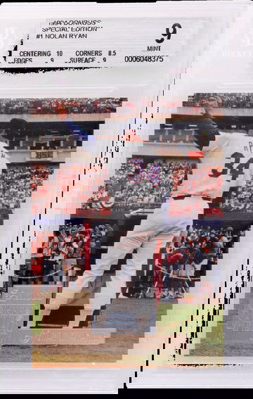 1994 Donruss Special Edition Nolan Ryan #1 BGS 9 Mint