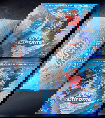 2020 Topps Chrome Update Sapphire Edition 3X Hobby Boxes