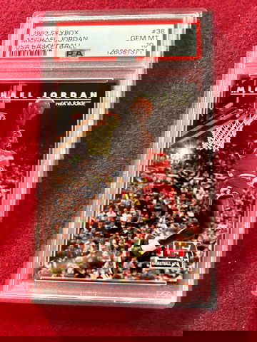 1992 SkyBox USA Basketball Michael Jordan #38 PSA 10 GEM MINT HOF Bulls