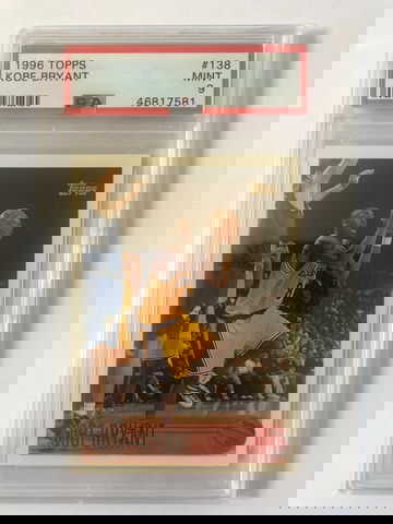 1996 Topps Kobe Bryant PSA 9