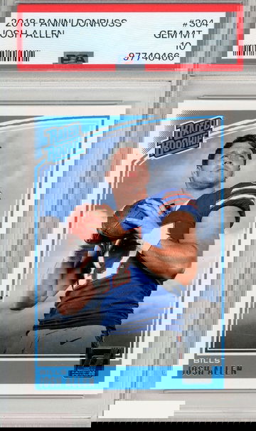 2018 PANINI DONRUSS JOSH ALLEN #304 PSA 10 GEM MT RC ROOKIE