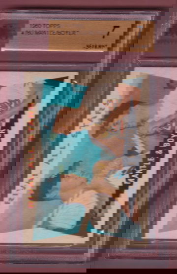 1960 Topps #160 Mantle/Boyer BVG 7