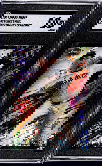 2024 Topps Finest Checkboard Refractor Blake Snell #88 SGC 10