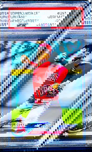 Shohei Ohtani 2018 Topps Update RC Rookie #US1 PSA 10