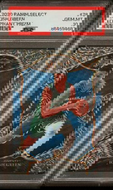2020-21 Panini Select Josh Green Elephant Print Case Hit Rookie #78 PSA 10