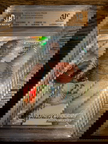 Andrew Wiggins RC Rookie 2014 Panini Prizm Silver Variations BGS 10 Pristine 