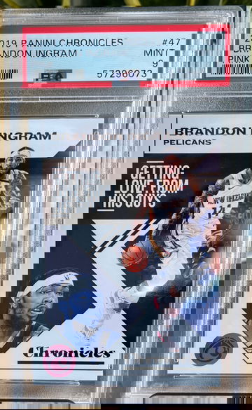Brandon Ingram 2019-2020 Panini Chronicles #47 Pink Parallel PSA 9 Mint Low Pop