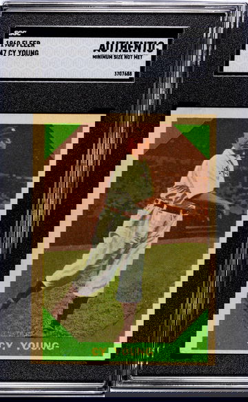 1960 Fleer Cy Young SGC Authentic 