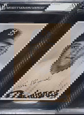 1949 Dodgers Picture Pack Team Don Newcombe #16 RC! BGS 7.5 POP 2/3 HIGHEST GR