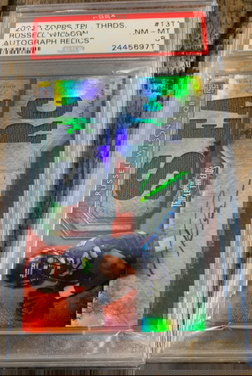 2012 Triple Threads Russell Wilson RPA /99 PSA 8