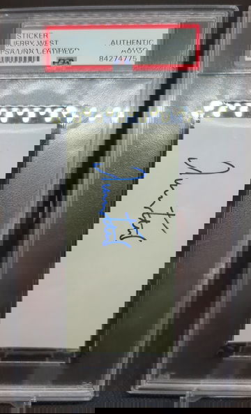 Jerry West Autograph PSA/DNA Certified Authentic Auto