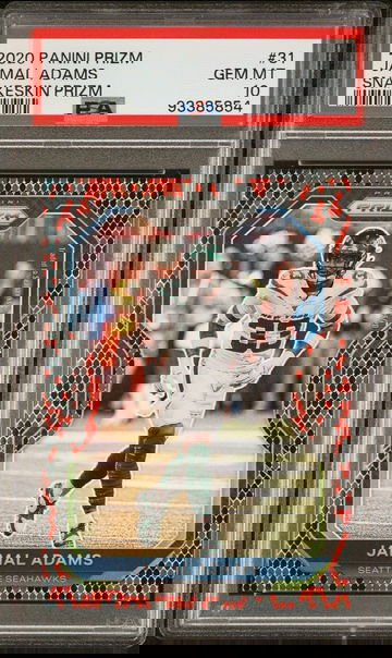 2020 Prizm Jamal Adams Snakeskin Prizm SP #31 Seahawks Jets 🎆