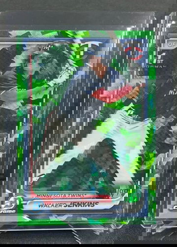 2024 Bowman Sapphire Walker Jenkins 1st Bowman Green /99 Twins BCP-43