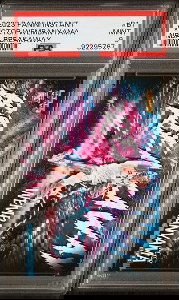 2023-24 Panini Instant NBA Breakaway VICTOR WEMBANYAMA #B1 RC Rookie PSA 9