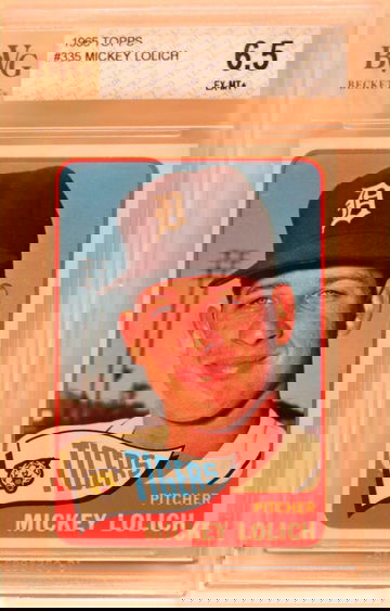 1965 Topps #335 Mickey Lolich BVG 6.5 EX-MT+