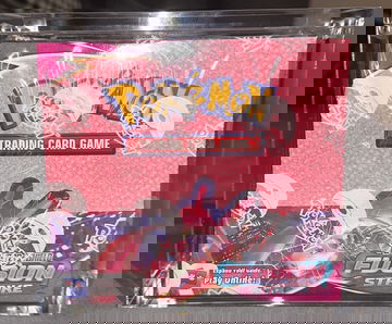 2021 Pokémon TCG NEW Fusion Strike Booster Box Sealed With Acrylic Case