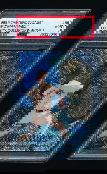 1998 Flair Showcase Legacy Collection #85, Pedro Martinez PSA 9 ROW 1 /100