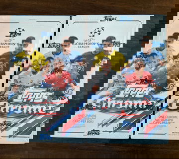 2 Boxes 2020-21 Topps Chrome UCL Hobby Box