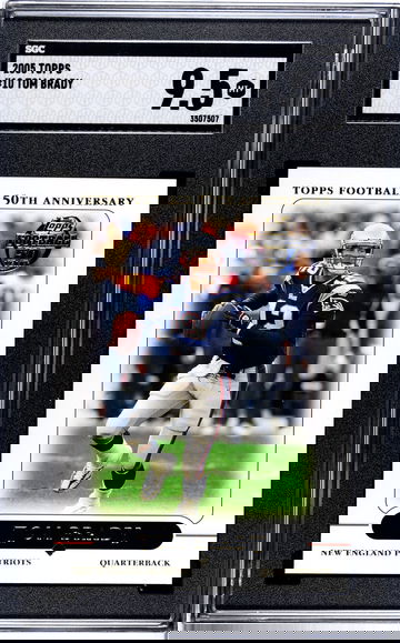 2005 Topps #10 Tom Brady SGC 9.5 MT+
