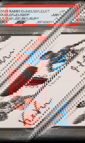 2018 Panini Flawless Shai Gilgeous-Alexander Kevin Knox RC Dual Auto /20 PSA 9 Mint UK Kentucky