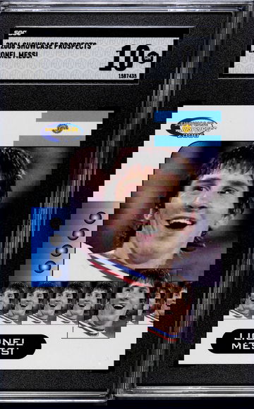 2006 Showcase Prospects LIONEL MESSI RC SGC 10 GEM MINT