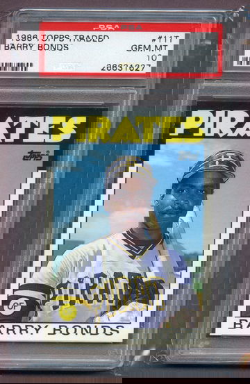 BARRY BONDS 1986 TOPPS TRADED  PSA 10 