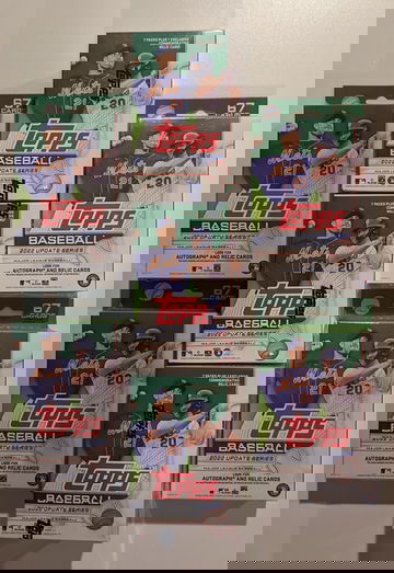 2022 Topps Update Sealed Box lot (3) Blaster (4) Hangers