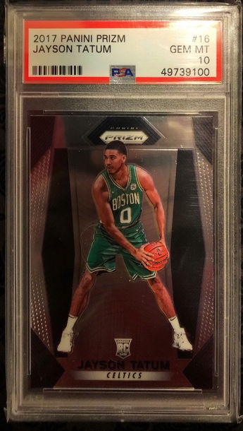 2017-18 Jayson Tatum Panini Prizm PSA 10 RC Rookie Boston Celtics #16