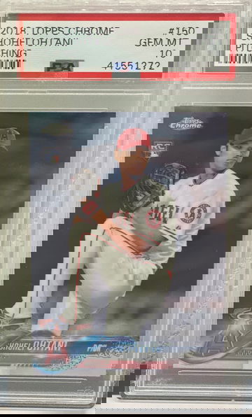 2018 Topps Chrome Shohei Ohtani PSA 10