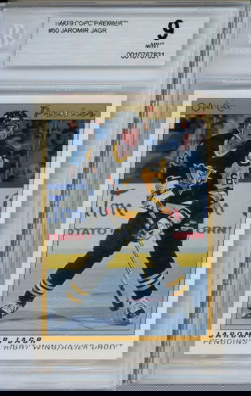 JAROMIR JAGR 1990-91 OPC O-PEE-CHEE PREMIER BGS 9