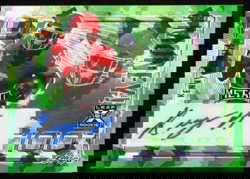 2023 Leaf Metal Kenny McIntosh Rookie So Money Green Auto Georgia 3/3 SM-KMI