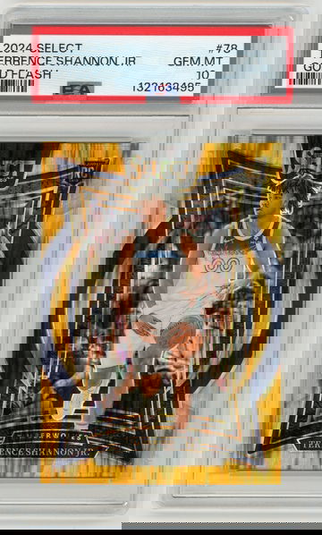 TERRENCE SHANNON JR 2024-25 Panini Select GOLD Flash Rc #8/10 PSA 10