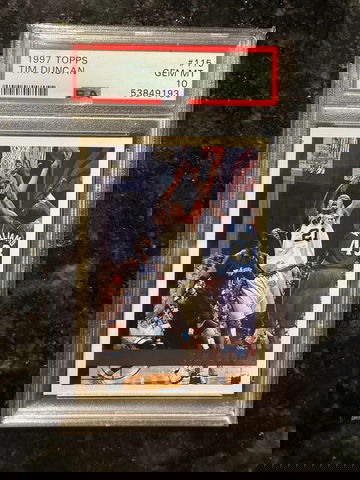 1997 Topps #115 Tim Duncan PSA 10