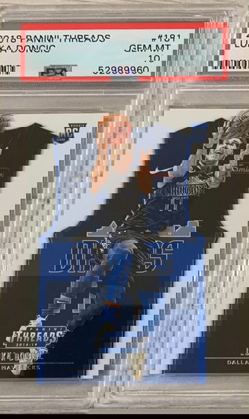 2018 Panini Threads Luka Doncic PSA 10 - blue