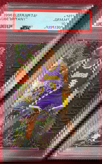 1996 Fleer Metal Kobe Bryant RC PSA 10