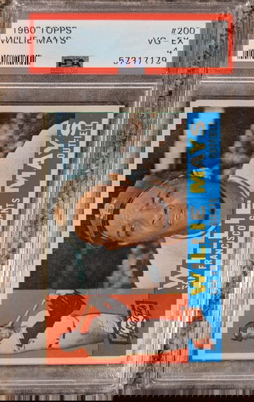 1960 Topps Willie Mays PSA 4 Centered