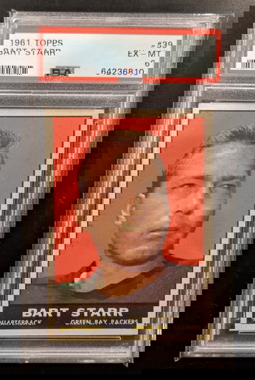 1961 Topps Bart Starr PSA 6 Centered