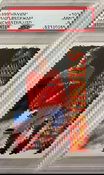 1995 Raven David Beckham Manchester Utd. PSA 9