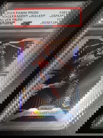 2019-20 Nickel Alexander Walker silver prizm #263 PSA 10