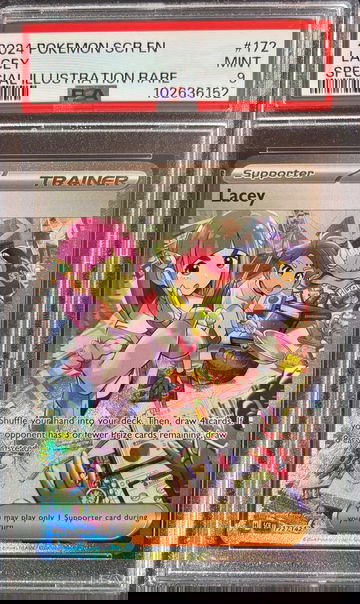 2024 Pokémon Lacey Stellar Crown 172/142 PSA 9 Mint