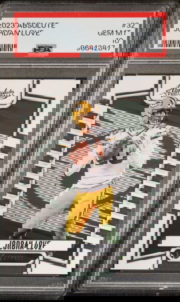 2023 Panini Absolute Football Jordan Love #32 PSA 10