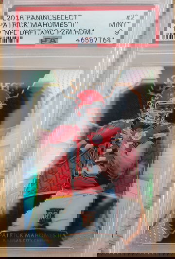 2016 Panini Select XRC Patrick Mahomes PSA 9