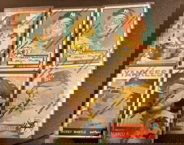 MICKEY MANTLE 1996 Topps Finest Reprint Commemorative Set 1953 Lot