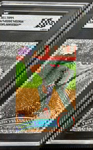 2011 TOPPS DIAMOND ANV #145 FREDDIE FREEMAN ROOKIE RC SGC 10